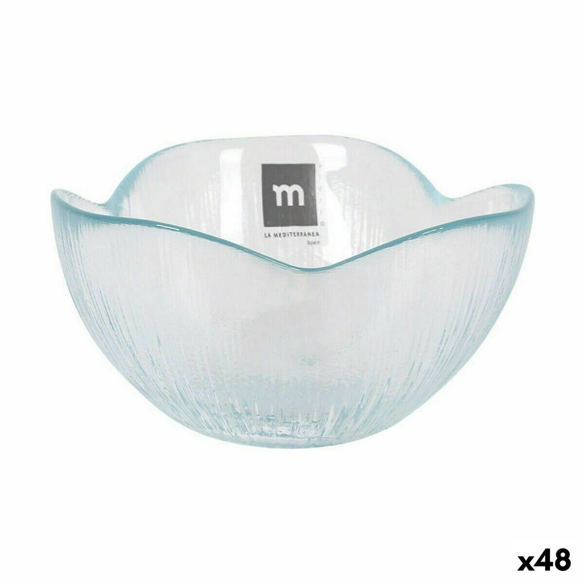 Bowl La Mediterránea Transparent 11,5 x 11 x 6 cm (48 Units)