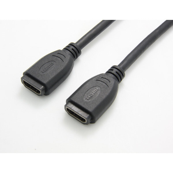 Value 12.99.3123 кабельный разъем/переходник HDMI Type A Черный