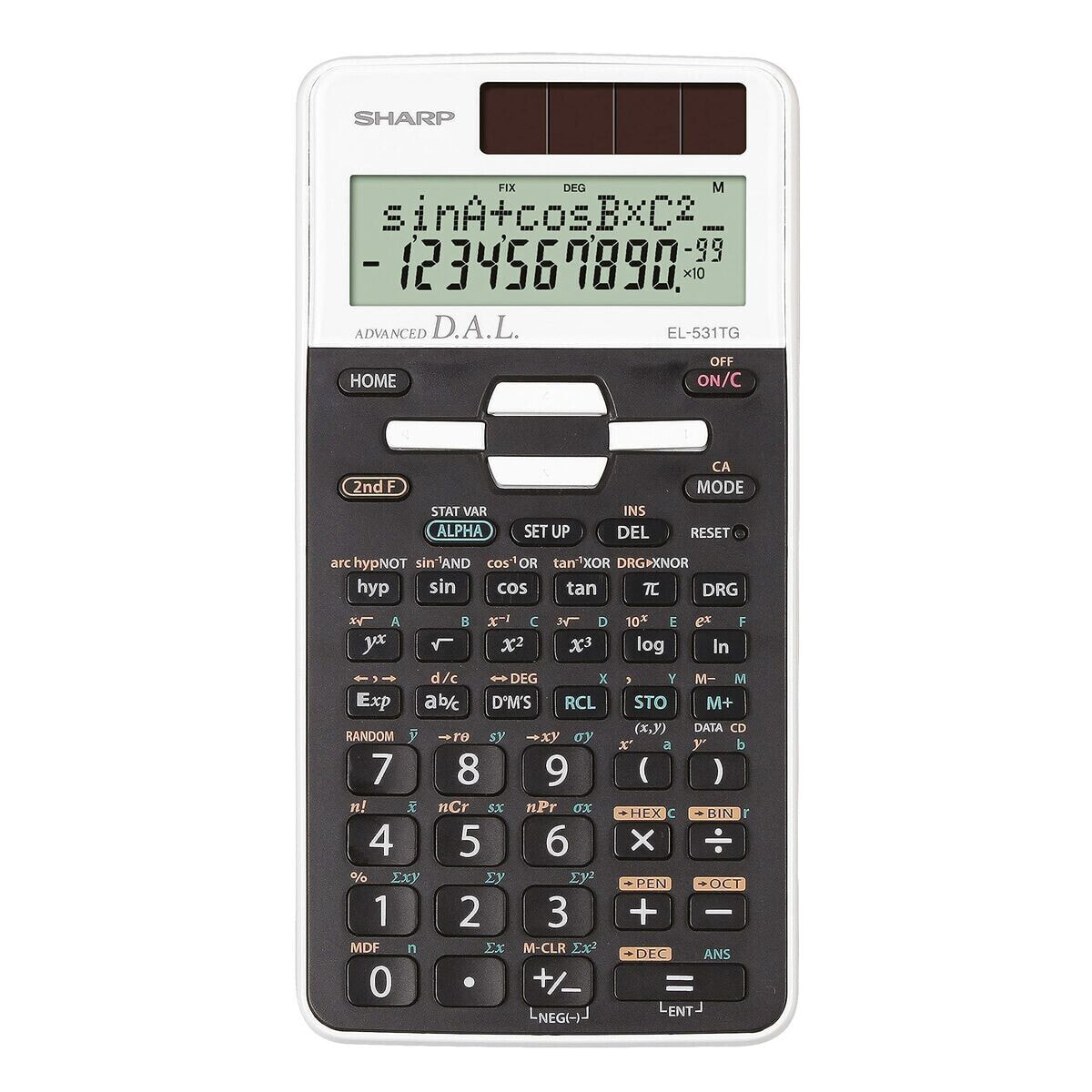 Научный калькулятор Sharp EL-531TG Белый (Пересмотрено B)