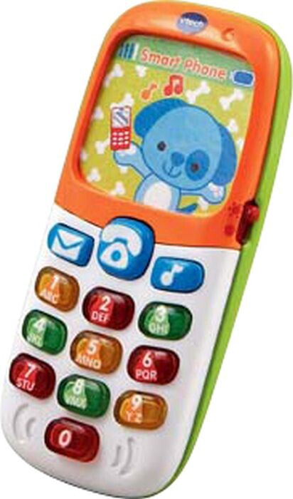 Детский музыкальный телефон - Vtech - Цифры, звуки животных, мелодии, песни. Возраст: от 9 месяцев.