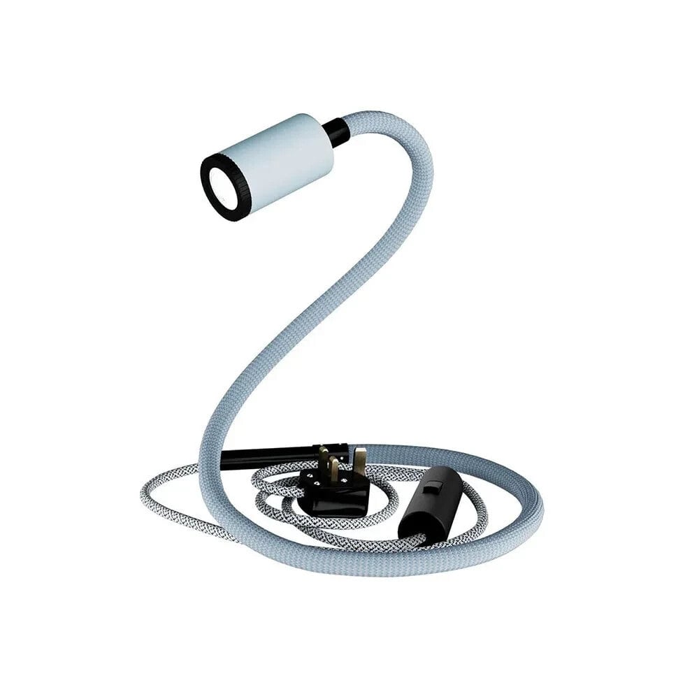 CREATIVE CABLES GU1d-one english pastel articulated lamp without base with mini led spotlight and plug