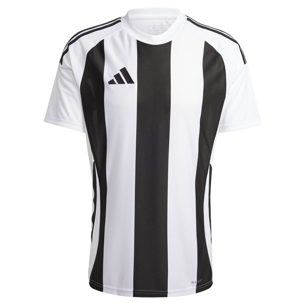 Adidas striped best sale t shirt