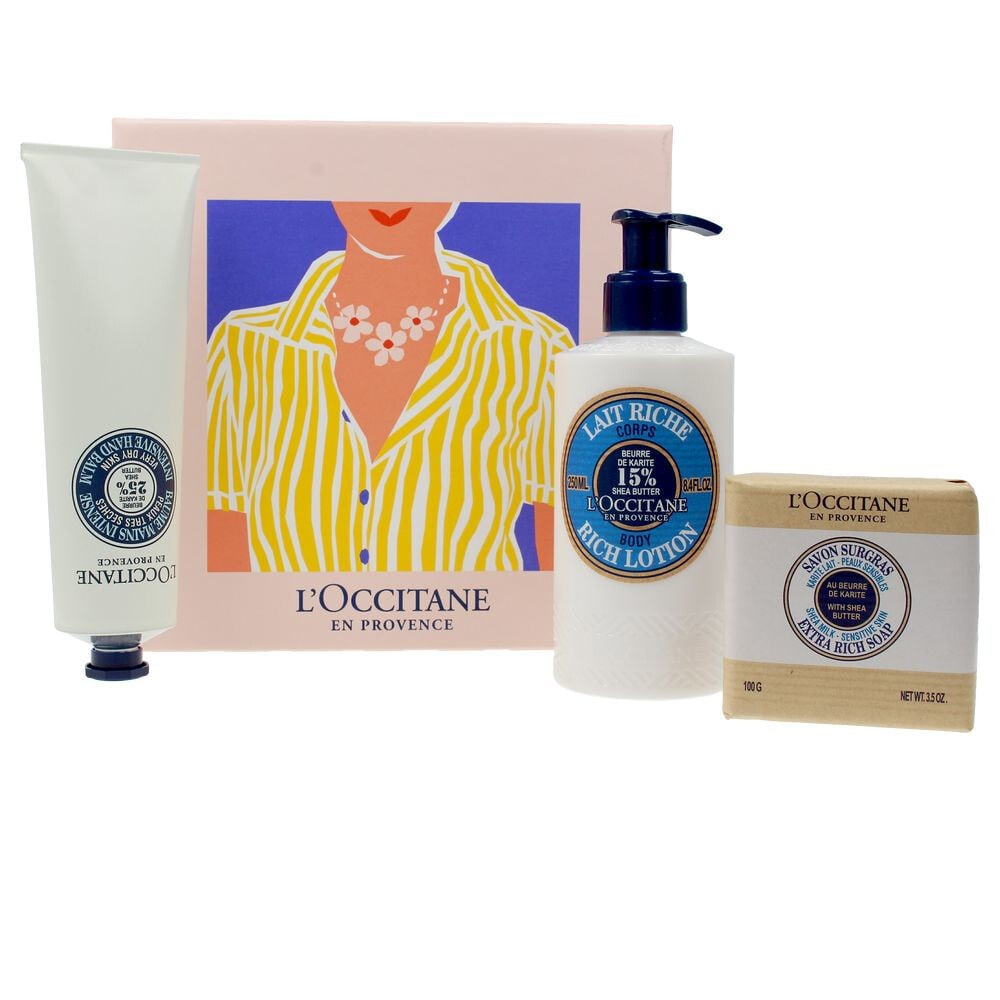 Набор по уходу за телом L´OCCITANE EN PROVENCE KARITE LAIT ULTRA RICHE CORPS set 3 pz