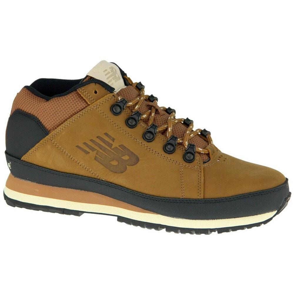 Мужские ботинки низкие демисезонные коричневые текстильные New Balance H754TB