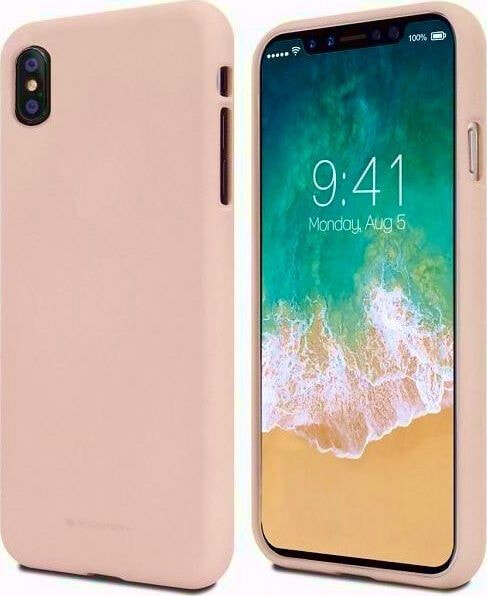 чехол силиконовый нежно-розовый iPhone12 Pro Max Mercury