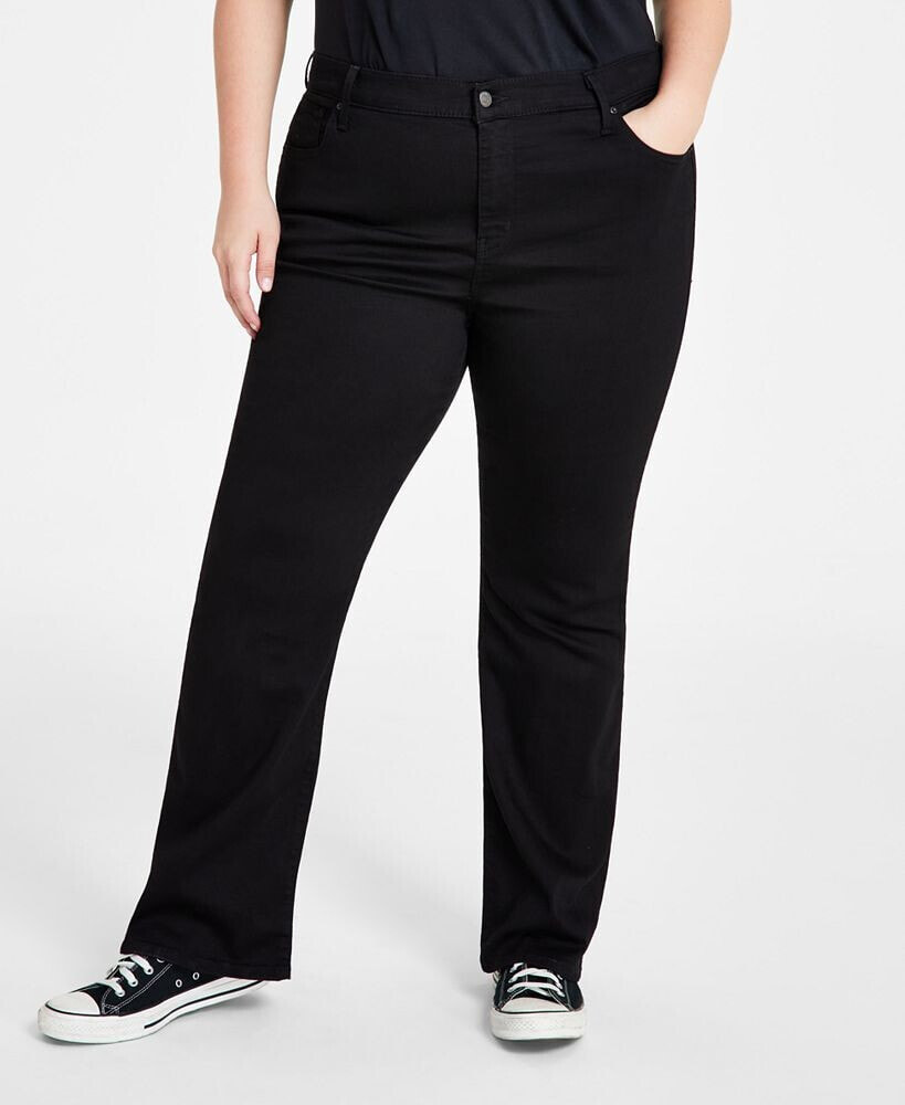 Levi's trendy Plus Size 725 High-Rise Bootcut Jeans