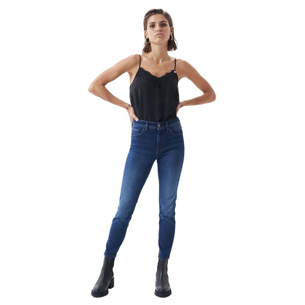 SALSA JEANS 122676 Bliss Cropped In Rinse Jeans