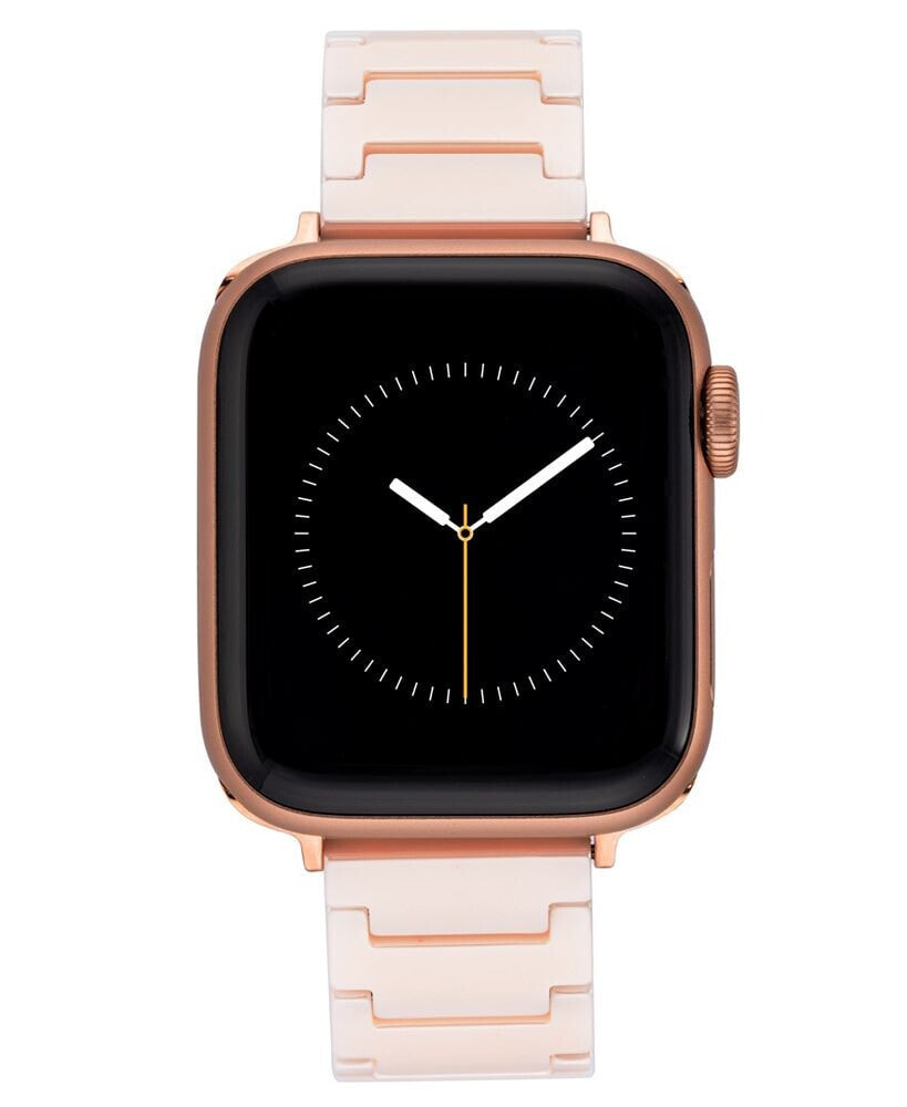 42/44/45mm Apple Watch Bracelet in Blush Ceramic With Rose Gold Adaptors