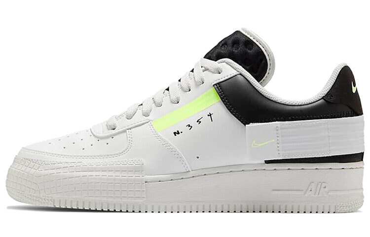 Nike Air Force 1 Low Type 低帮 板鞋 男女同款 白黑黄 / Кроссовки Nike Air Force 1 Low Type CK6923-100