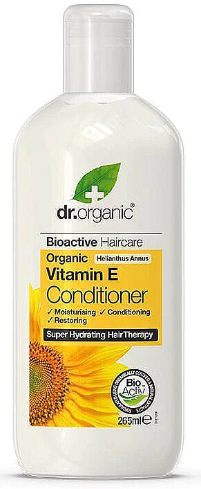 Feuchtigkeitsspendende und pflegende Haarspülung mit Vitamin E - Dr. Organic Bioactive Haircare Vitamin E Conditioner