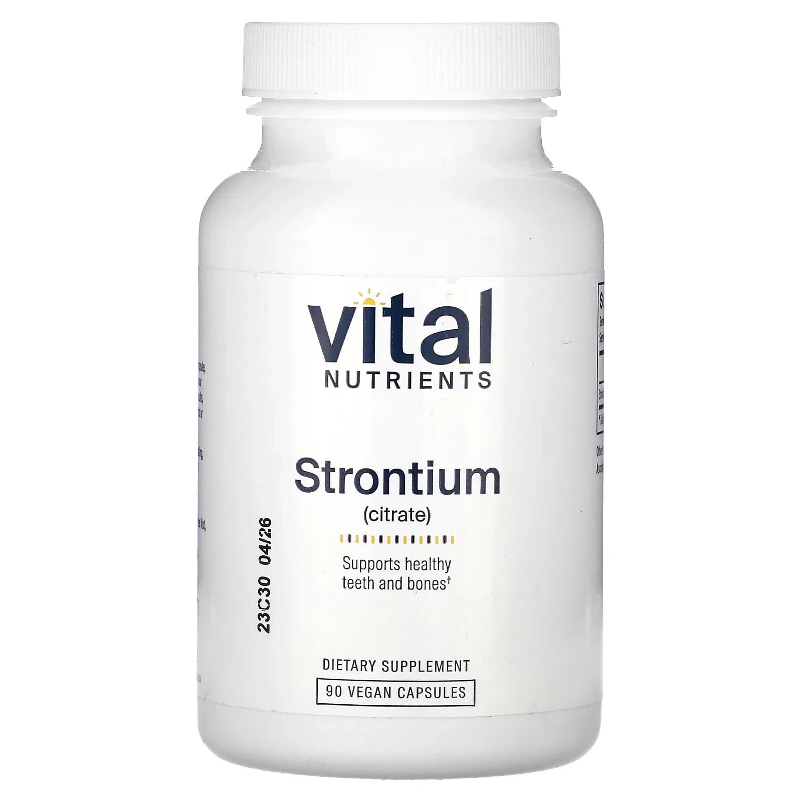 Strontium Citrate, 90 Vegan Capsules