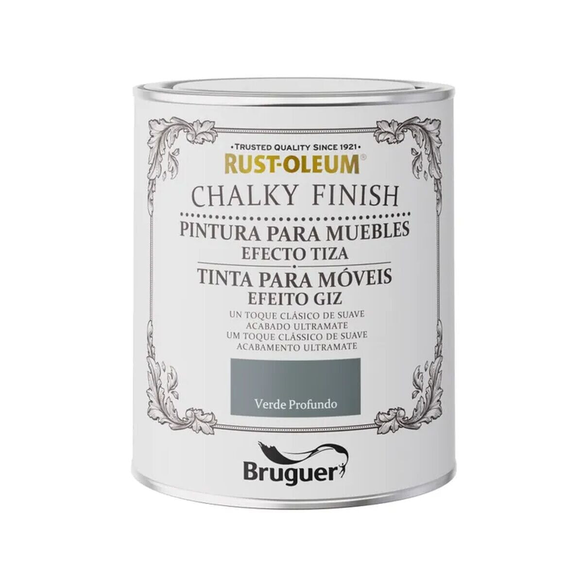 Paint Bruguer Rust-oleum Chalky Finish 5733890 Furniture Deep Green 750 ml