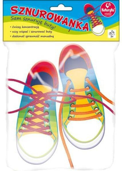 Игра Promatek для обучения детей шнуровать обувь и завязывать шнурки