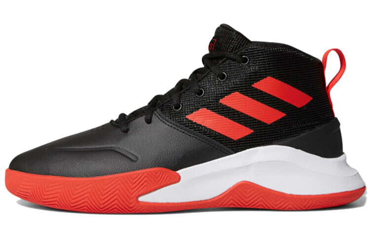 adidas neo Ownthegame Wide 黑红 / Кроссовки Adidas neo Ownthegame Wide Vintage Basketball Shoes