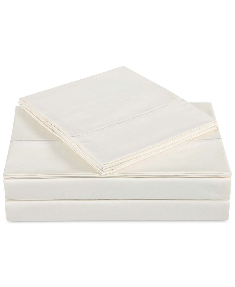 Charisma classic Solid 310 Thread Count Cotton Sateen 4-Pc. Sheet Set, Full