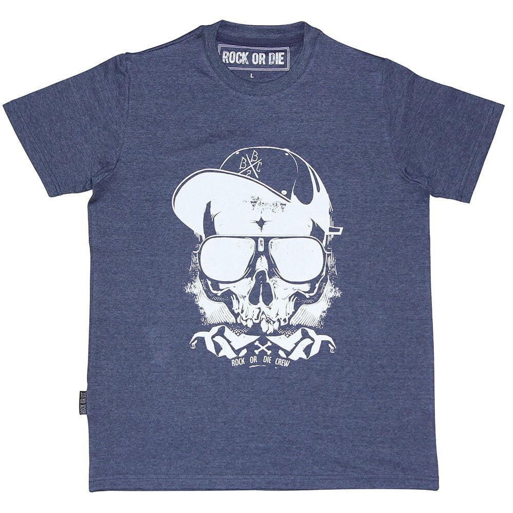 ROCK OR DIE Skull Crew Short Sleeve T-Shirt