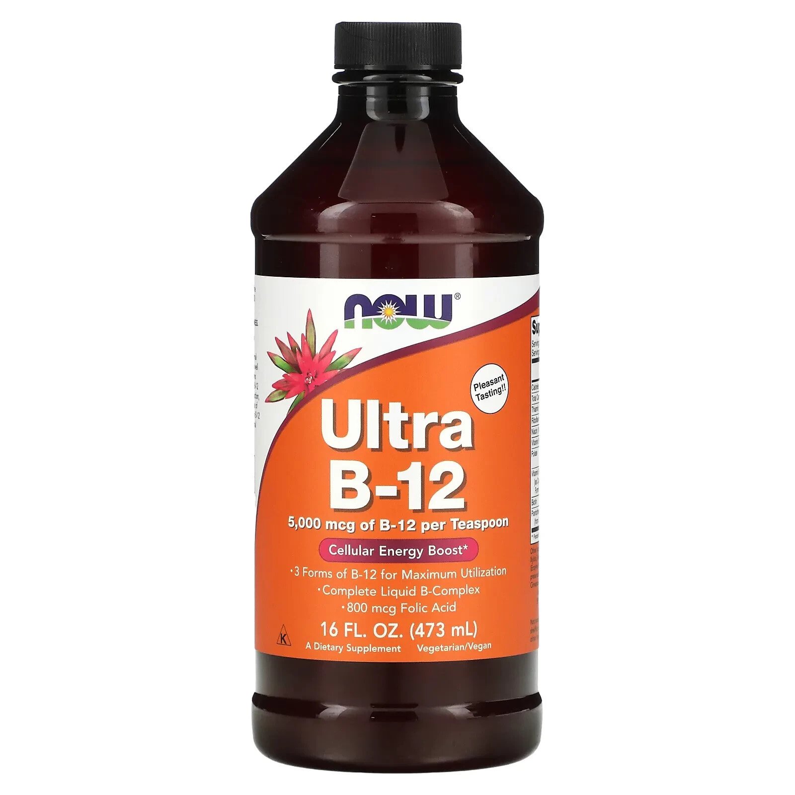 NOW Foods, Ultra B-12, 5,000 mcg, 16 fl oz (473 ml)