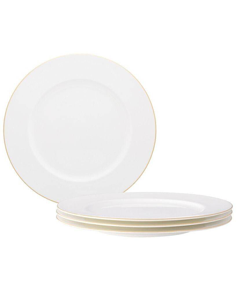 Accompanist Set of 4 Dinner Plates, Service For 4