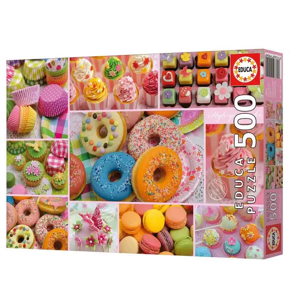 EDUCA 500 Pieces Collage De Dulces puzzle