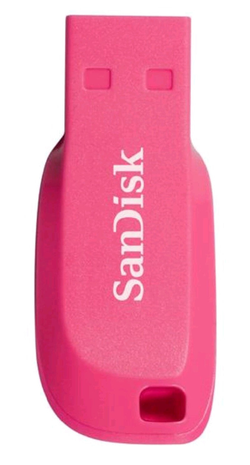 Sandisk Cruzer Blade 16GB USB флеш накопитель USB тип-A 2.0 Розовый SDCZ50C-016G-B35PE