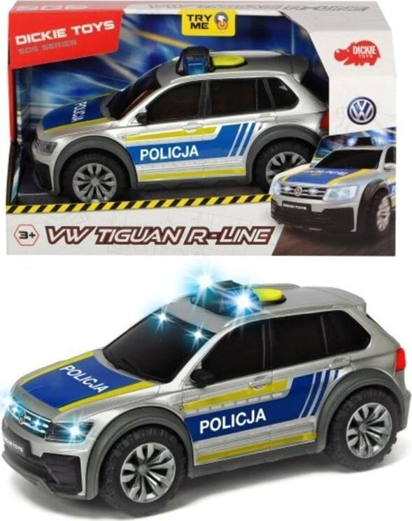 Игрушечная машинка SIMBA Volkswagen Tiguan R-Line Полиция со звуком и светом
