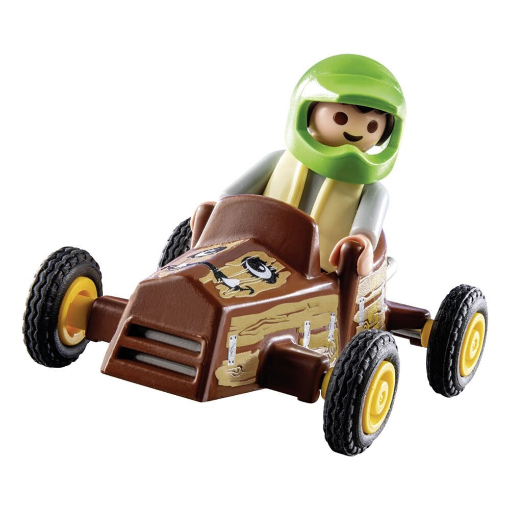 PLAYMOBIL Child With Kart Construction Game