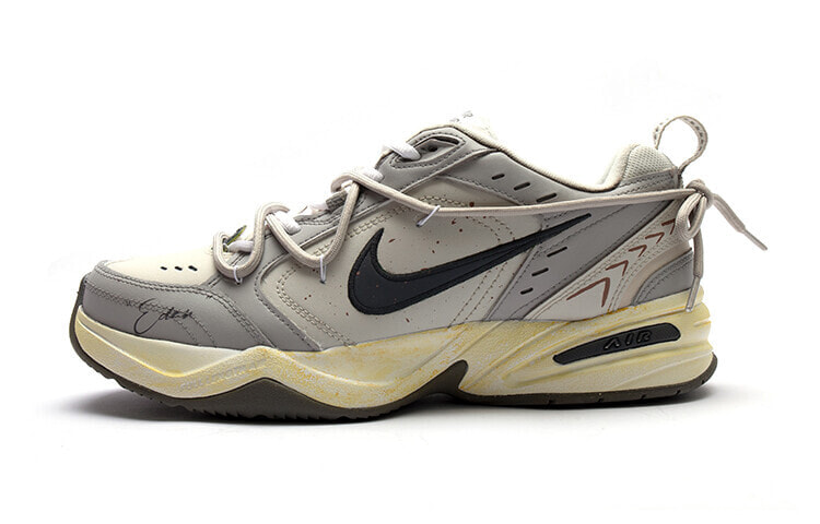 Nike Air Monarch 4 Chunky Sneakers Men Low-Top Gray/Beige