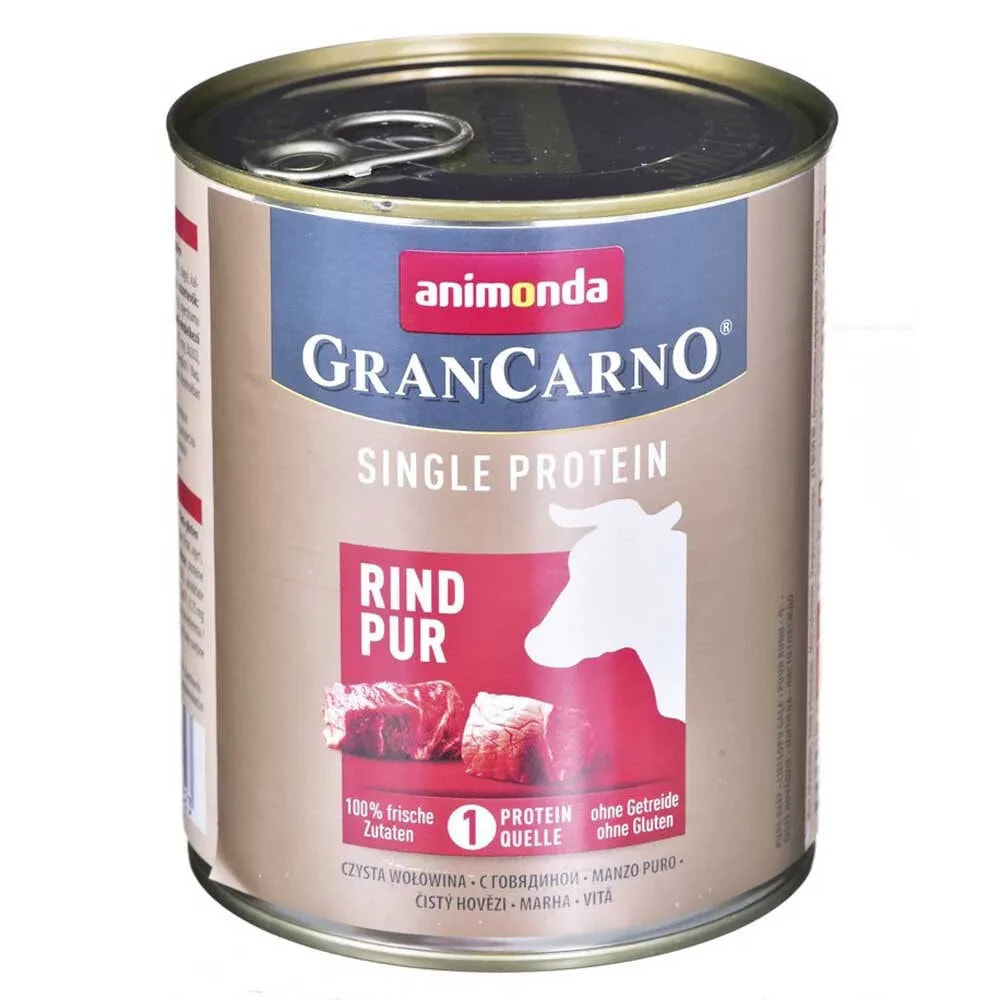 ANIMONDA Gran Carno Single Protein Flavor Beef 800g Wet Dog Food