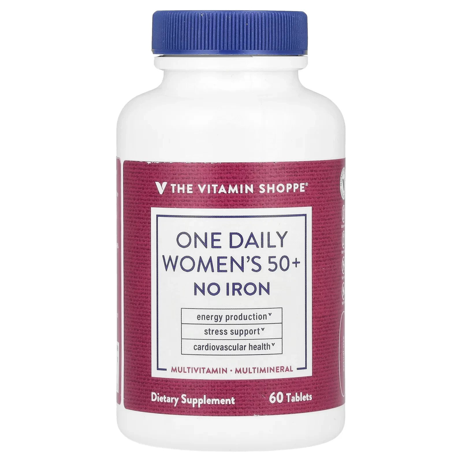 One Daily Women's 50+, No Iron, 60 Tablets