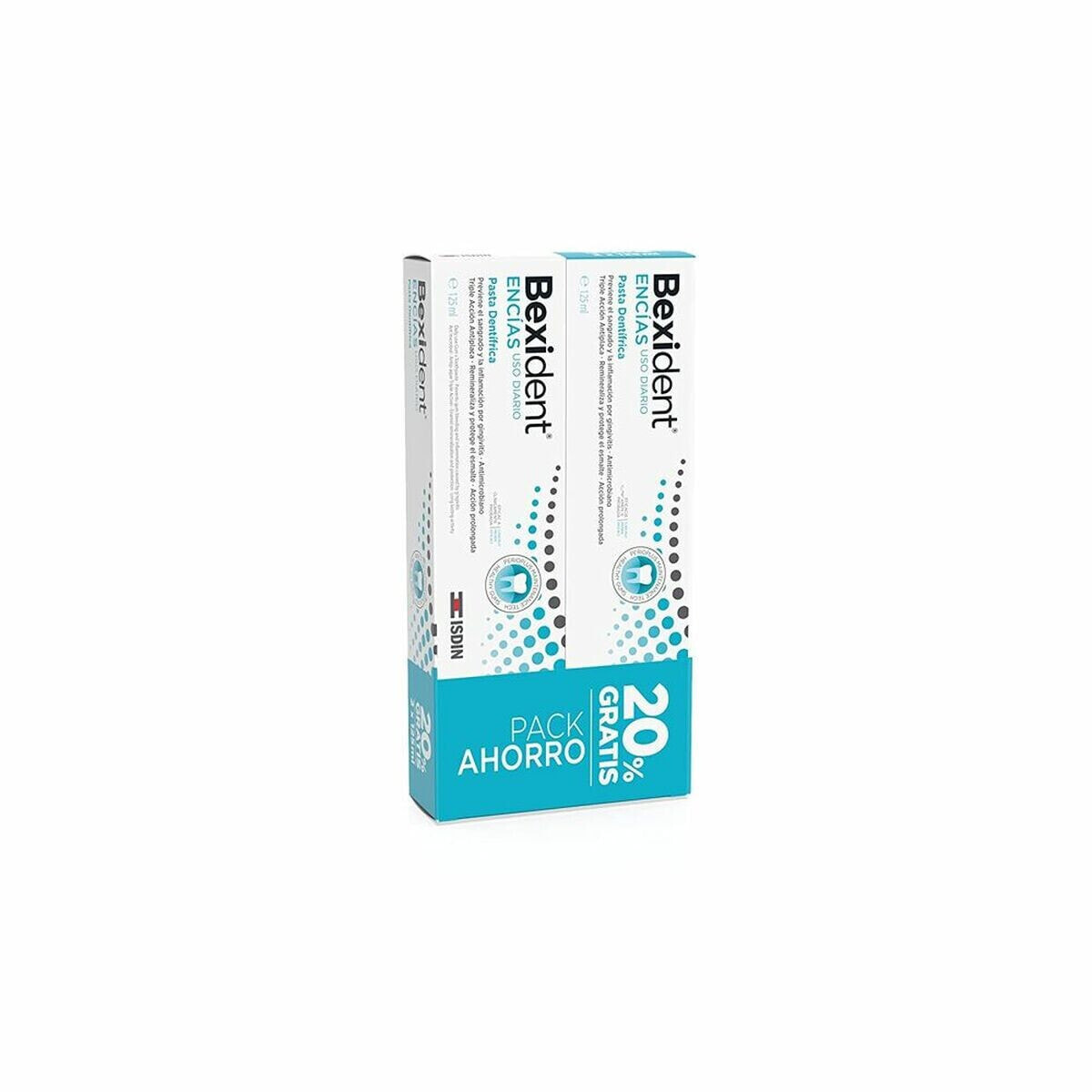 Gum care toothpaste Isdin Bexident Daily use 2 x 125 ml