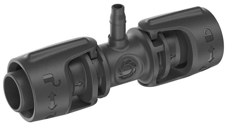 Gardena T-Joint - Joint connector - Drip irrigation system - Plastic - Black - Male/Male - 1 pc(s)