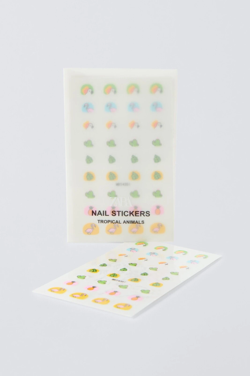 Zara tropical animal nail stickers