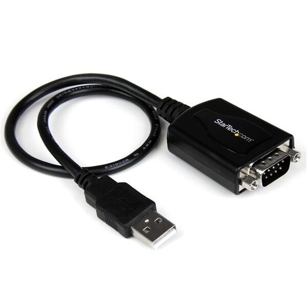 StarTech.com ICUSB2321X кабельный разъем/переходник DB-9 USB 2.0 A Черный