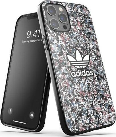 чехол силиконовый iPhone 12 Pro Max с логотипом adidas