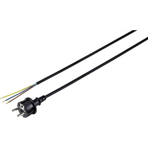 BASETech XR-1638085 кабель питания Черный 5 m Силовая вилка тип F