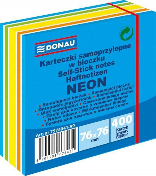 Donau KOSTKA SAMOPRZYLEPN 76X76MM (7574041PL-99)