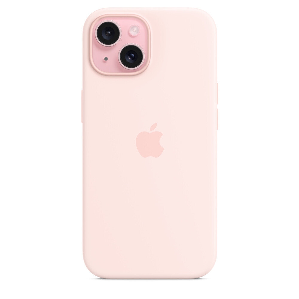 Apple iPhone 15 Sil Case MagS Light Pink