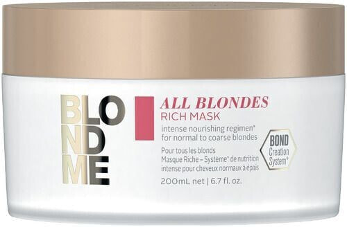 Nourishing mask for normal and strong blonde hair All Blonde s (Rich Mask)