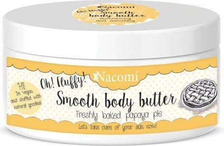 Nacomi Oh Flutty Smooth Body Butter Натуральное легкое масло для тела для всех типов кожи 100 г
