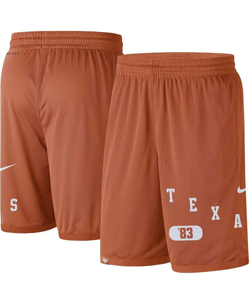 Nike men's Texas Orange Texas Longhorns Wordmark Performance Shorts