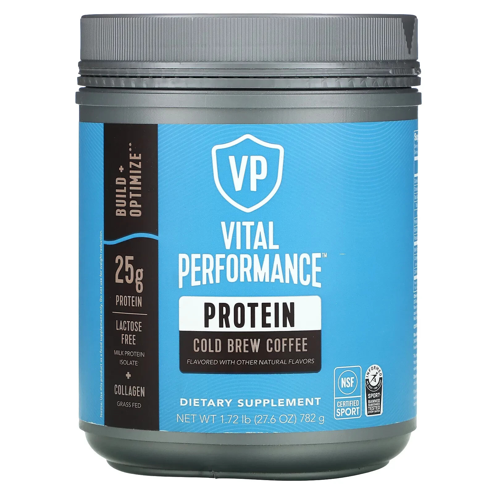 Vital Performance Protein, Cold Brew Coffee, 1.72 lb (782 g)