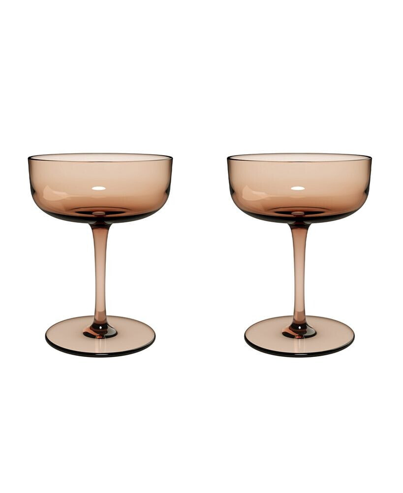 Villeroy & Boch sage Champagne Glasses, Set of 2