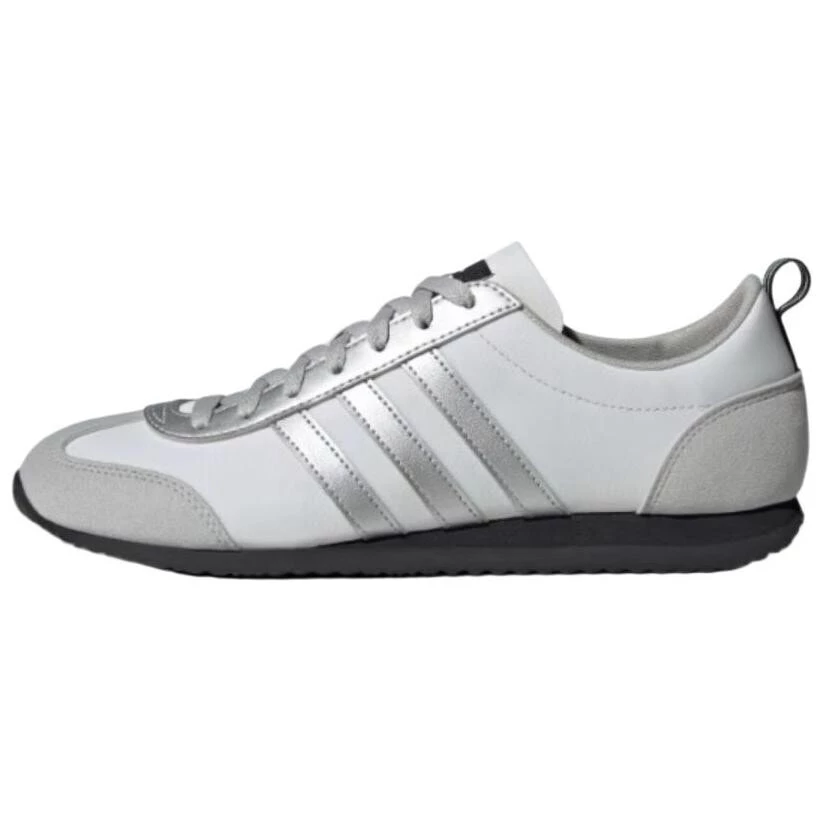 Adidas VS JOG 2.0 Anti-Slip Wear-Resistant Low-Top Casual Shoes Unisex Gray