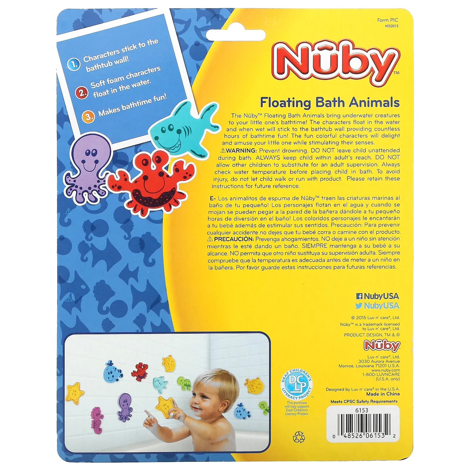 Nuby, Плавающие животные для ванн, для детей от 3 лет, 16 шт. — купить  недорого с доставкой, 16338000