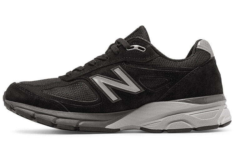 New Balance NB 990 V4 休闲 防滑 低帮 跑步鞋 男款 黑灰色 / Кроссовки New Balance NB 990 V4 M990BK4