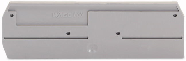 880-344 - Terminal block separator - Grey - 2.5 mm - 86.7 mm - 28.6 mm - 4.4 g