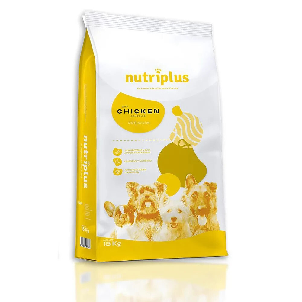 NUTRIPLUS Adult Chicken dog food 375g