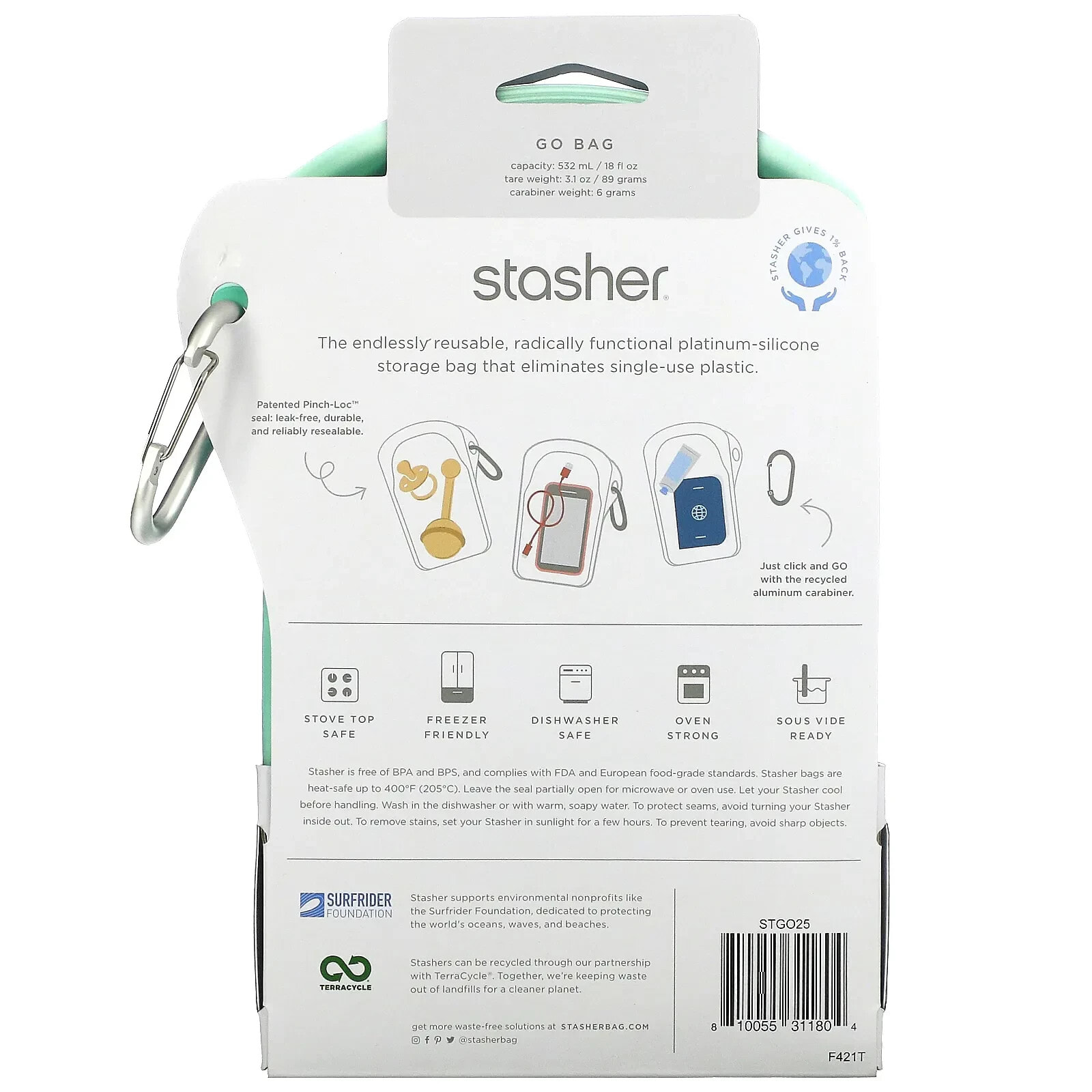 Stasher—Go Bag