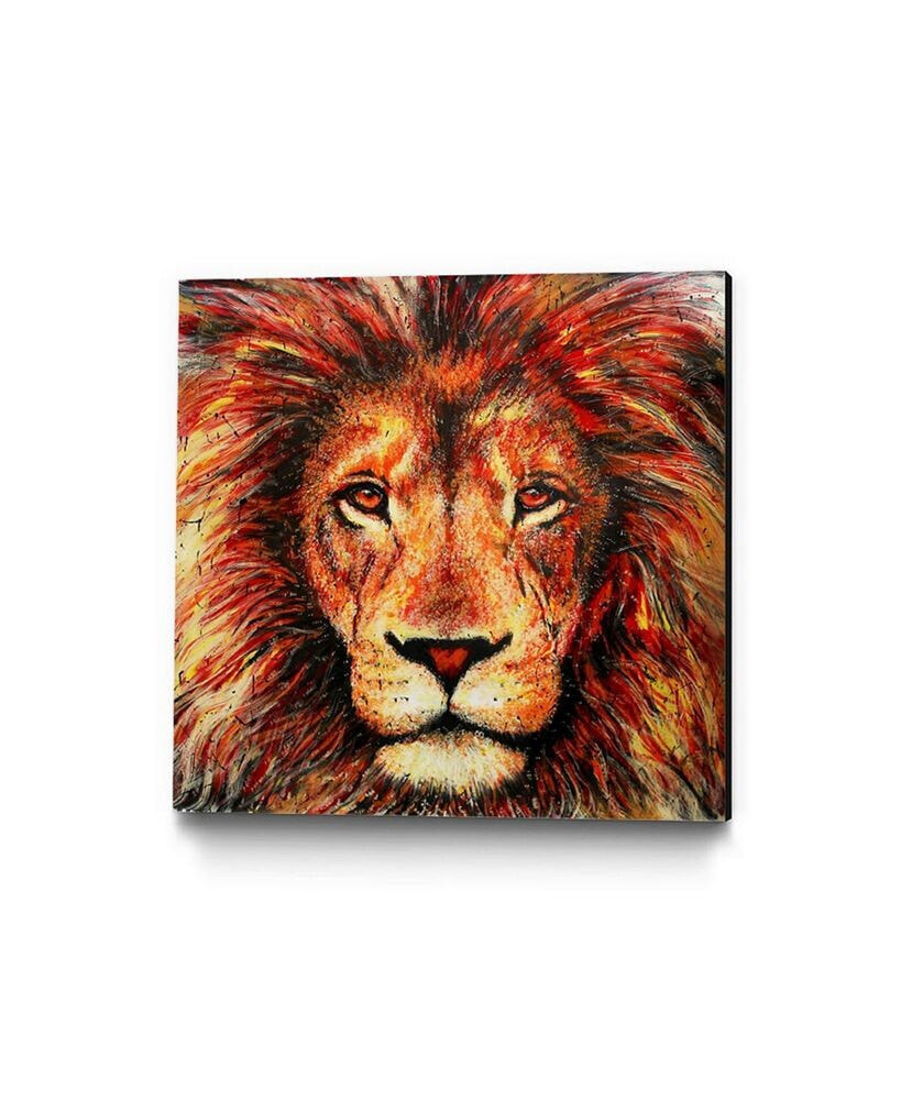 Dino Tomic Lion Museum Mounted Canvas 18