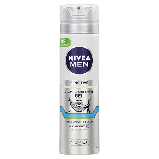 Nivea Men Sensitive 3-Day Bread Shave Gel Гель для бритья для чувствительной кожи 200 мл